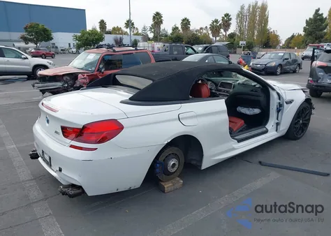 2013 BMW M6 z USA, uszkodzony, nr VIN WBSLZ9C58DDZ78025